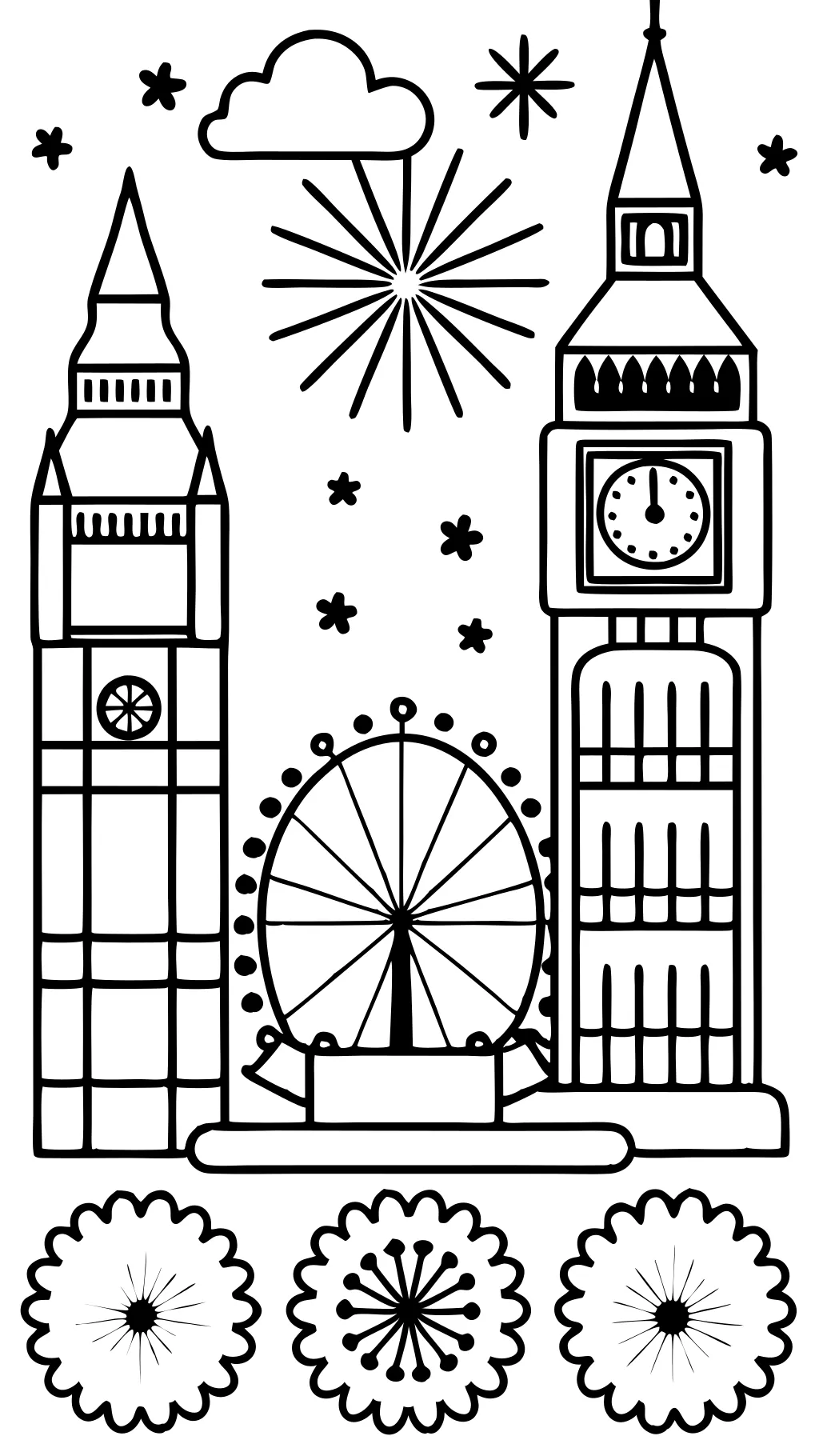 coloring pages london